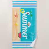 Sommer Strandtuch (Vorderseite)
