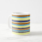 Sommer-Streifen Kaffeetasse (Vorderseite Links)