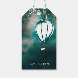 Sommer-Stringlichter Verzauberte Chic-Hochzeit Geschenkanhänger