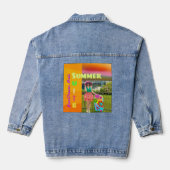 Sommer-Suite Jeansjacke (Rückseite)