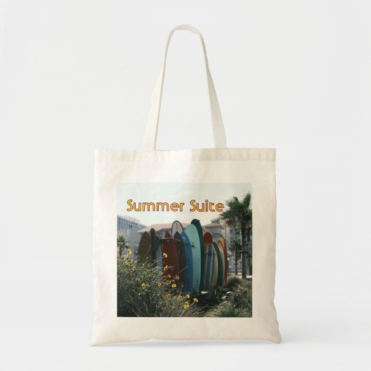 Sommer Suite Surfboards & Palmen Tragetasche (Vorne)