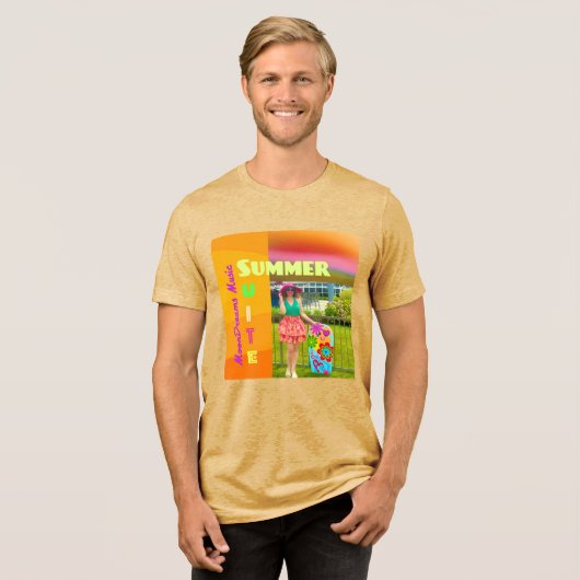 Sommer-Suite Tri-Blend Shirt (Vorderseite voll)