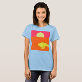 SOMMER SUNSET - T - Shirt der Kunst (Vorne ganz)