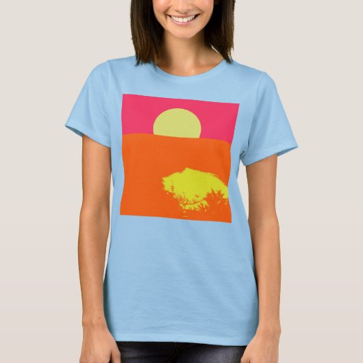 SOMMER SUNSET - T - Shirt der Kunst (Vorderseite)