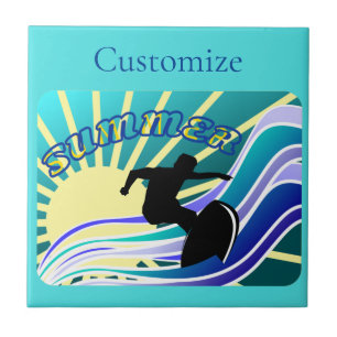 Sommer-Surf-Spaß Thunder_Cove Fliese