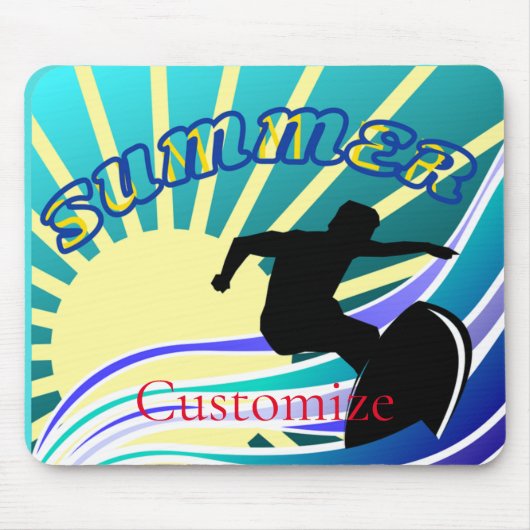 Sommer-Surf-Spaß Thunder_Cove Mousepad (Vorne)