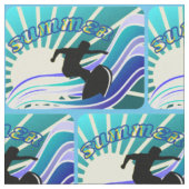 Sommer-Surf-Spaß Thunder_Cove Stoff (Nahaufnahme)