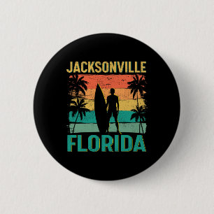 Sommer-Surf-Vintage-Florida Jacksonville Beach Sur Button