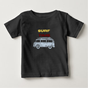 Sommer-Surf-Zeit Baby-Junge Baby T-shirt