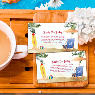 Sommer Surfboard Strand Junge Bücher Für Baby Show Begleitkarte