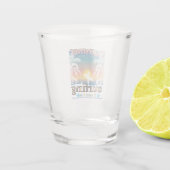 Sommer - Surfen macht Spaß Schnapsglas (Rückseite)