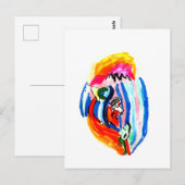 Sommer surfen postkarte (Vorne/Hinten)