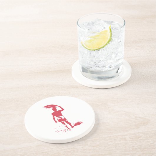 Sommer-Surfer Getränkeuntersetzer (Seite)