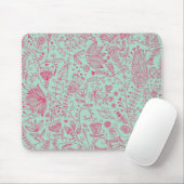 Sommer süßes Blumenmuster Mousepad (Mit Mouse)