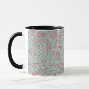 Sommer süßes Blumenmuster Tasse