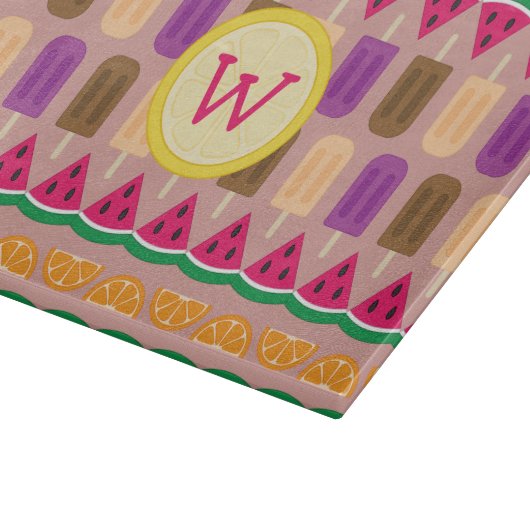 Sommer-Süßigkeiten Schneidebrett (Ecke)