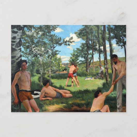 Sommer Szene, 1869 Postkarte (Vorderseite)