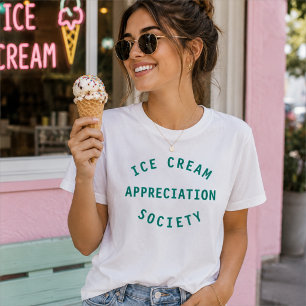 Sommer-T-Shirt Ice Cream Appreciation Society T-Shirt