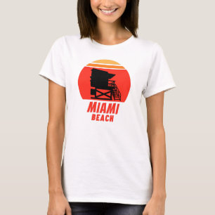 Sommer T-Shirt - Miami Strand - Turm !