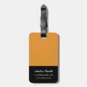 Sommer-Tabelle Gepäckanhänger (Rückseite vertikal)