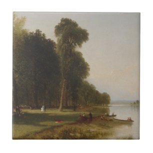 Sommer-Tag auf Conesus See Fliese