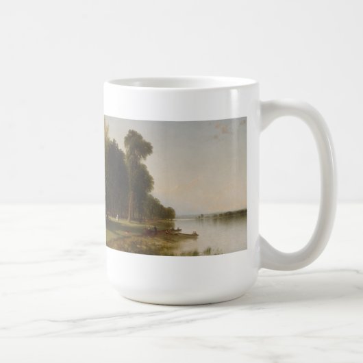 Sommer-Tag auf Conesus See Kaffeetasse (Rechts)