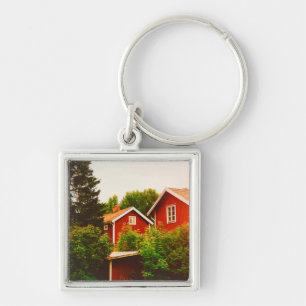 Sommer tag in Dalarna Schlüsselanhänger