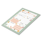 Sommer Tagesplaner Notizblock  (angewinkelt)