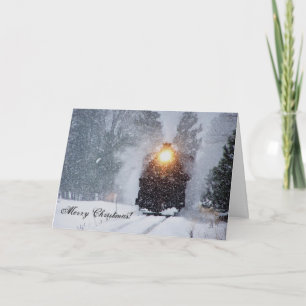 Sommer-Tal Bahn Weihnachtskarte Feiertagskarte