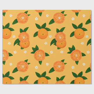 Sommer-Tangerinen Geschenkpapier
