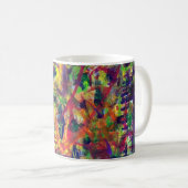 "Sommer-Tanz-" Acrylmalerei-Kaffee-Tasse Kaffeetasse (VorderseiteRechts)