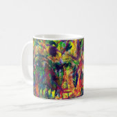 "Sommer-Tanz-" Acrylmalerei-Kaffee-Tasse Kaffeetasse (Vorderseite Links)