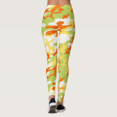 Sommer-Tarnmuster Leggings (Rückseite)