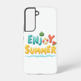 Sommer-Text-Illustration genießen Samsung Galaxy Hülle