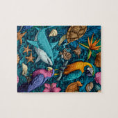 Sommer-Tiere Strand Puzzle-Geschenk Puzzle (Horizontal)