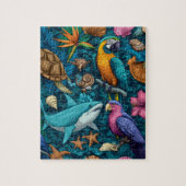 Sommer-Tiere Strand Puzzle-Geschenk Puzzle (Vertikal)