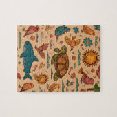 Sommer-Tiere Strand Puzzle-Geschenk Puzzle (Horizontal)