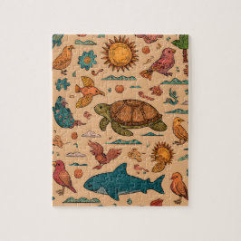 Sommer-Tiere Strand Puzzle-Geschenk Puzzle