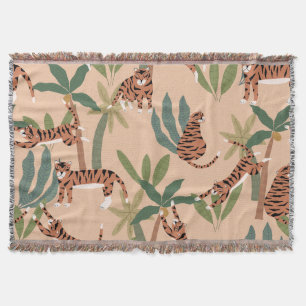 Sommer-Tiger Palmen Exotisch Decke
