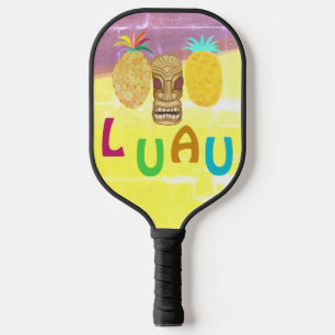 Sommer-Tiki-Ananas-Luau Pickleball Schläger