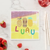 Sommer-Tiki-Ananas-Luau Serviette (Beispiel)