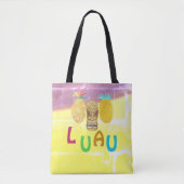 Sommer-Tiki-Ananas-Luau Tasche (Vorderseite)