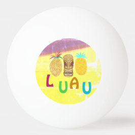Sommer-Tiki-Ananas-Luau Tischtennisball