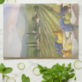 Sommer Toskanischer Weinberg Weingebiet Italien Gr Geschirrtuch (Gefaltet)