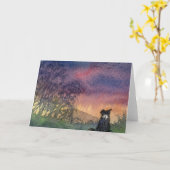 Sommer-Träume Karte (Gelbe Blume)