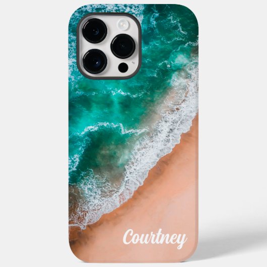 Sommer-Tropical Ocean Beach Wave Case-Mate iPhone Hülle (Rückseite)