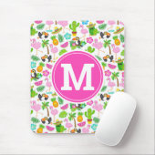 Sommer tropischen Toucan und Flamingo Muster Mousepad (Mit Mouse)