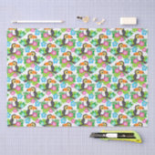 Sommer Tropischer Touch und Blumenmuster Seidenpapier (Handwerk)