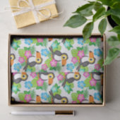 Sommer Tropischer Touch und Blumenmuster Seidenpapier (Geschenk)