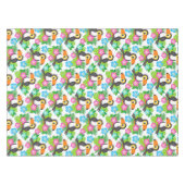Sommer Tropischer Touch und Blumenmuster Tischdecke (Vorderseite (Horizontal))